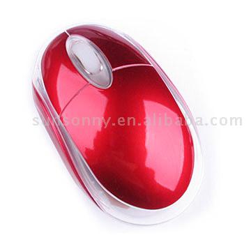  Transparent Wired 3D Optical Mouse (Transparent Wired 3D Optical Mouse)