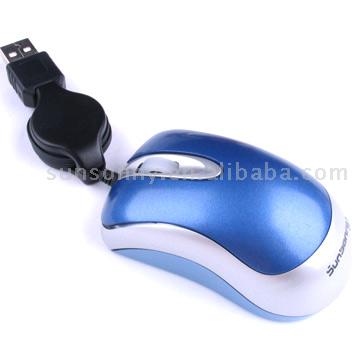  Mini USB Optical Mouse, For Laptop Users