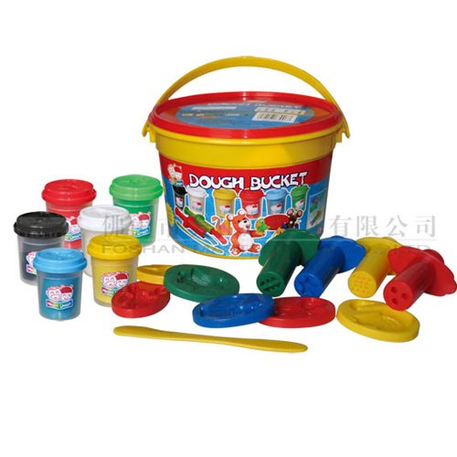  Round Bucket Dough Toys