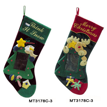  Christmas Stocking with Photo Frame ( Christmas Stocking with Photo Frame)