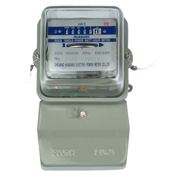  Single-phase Watt-hour Meter (Einphasen-Watt-Stunden Meter)