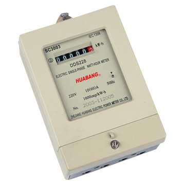  Electronic Single-phase Watt-hour Meter (Électroniques monophasés Watt-heure Meter)