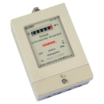 Electronic Single-phase Watt-hour Meter (Elektronische Einphasen-Watt-Stunden Meter)