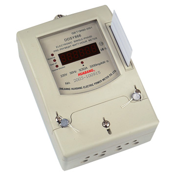  Electronic Single-phase Prepayment Meter (Électroniques monophasés Prépaiement Meter)