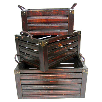  Wooden Baskets