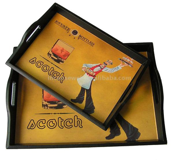  Wooden Trays ( Wooden Trays)