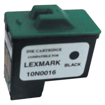  Compatible Black Inkjet Cartridge for Lexmark 10N0016 (Compatible jet d`encre noire Cartouche pour Lexmark 10N0016)