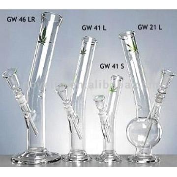  Clear Glass Smoking Pipes
