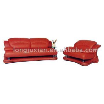  Genuine Leather Sofa Set