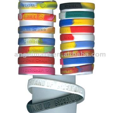  Plastic Wrist Band with Logo (Kunststoff-Handgelenk-Band mit Logo)