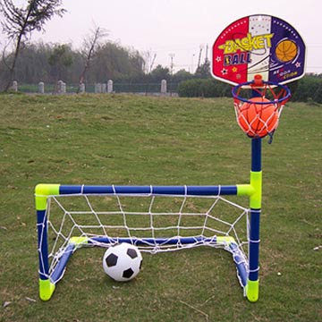 Fußball Ziel mit Basketball Hoop (Fußball Ziel mit Basketball Hoop)