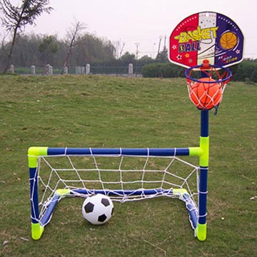  Football Goal With Basketball Hoop ( Football Goal With Basketball Hoop)