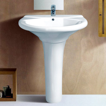  Basin With Pedestal