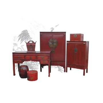  Red Cabinet Set (Красный Кабинет Установить)