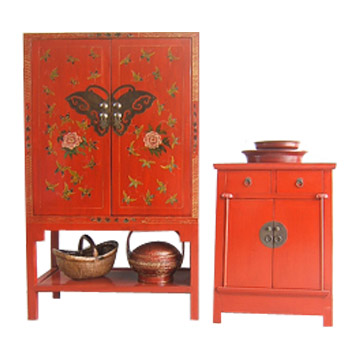  Red Cabinet Set (Красный Кабинет Установить)