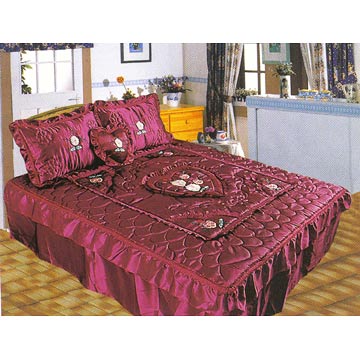  Embroidered Bedspread ( Embroidered Bedspread)