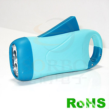 LED Hand-Pressing Flashlight with Climbers Deduction (SB-1056)