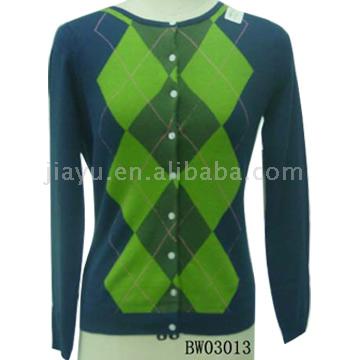  Round Neck Long Sleeve Cradigan ( Round Neck Long Sleeve Cradigan)