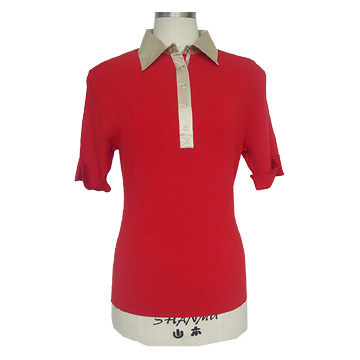  T-Shirt Neck Sleeve Pullover