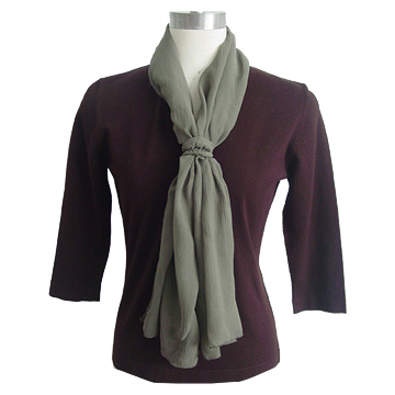  Woven Neck Long Sleeve Pullover ( Woven Neck Long Sleeve Pullover)