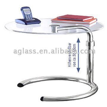  Glass Side Table (Glass Table auxiliaire)
