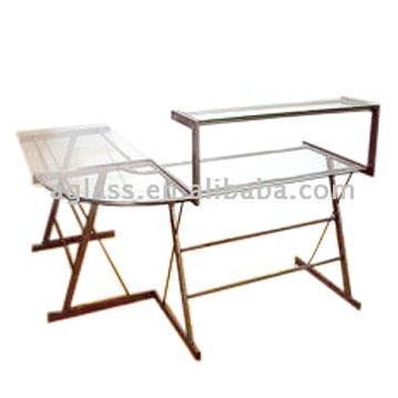  Glass Computer Desk (Verre Computer Desk)