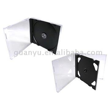  10.4mm CD Cases (with Black Tray Single and Double) (10.4mm CD Cases (avec Black bac simple et double))