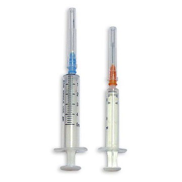  Sterile 2-Piece Syringe For Single Use