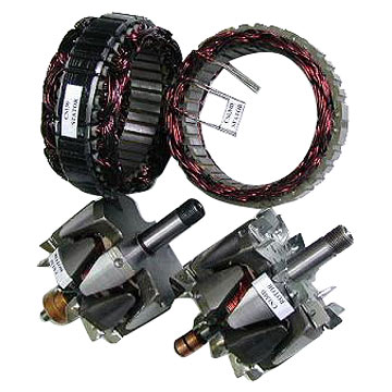  Alternator Stator and Rotor (Генератор переменного тока статора и ротора)