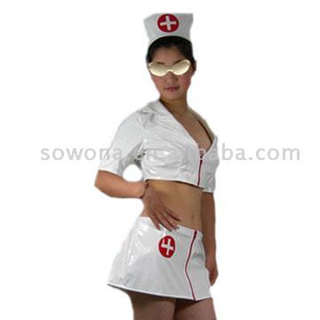  Hot Nurse Costume,Adult Sexy Costume (Горячая костюм медсестры, Взрослый сексуальный костюм)