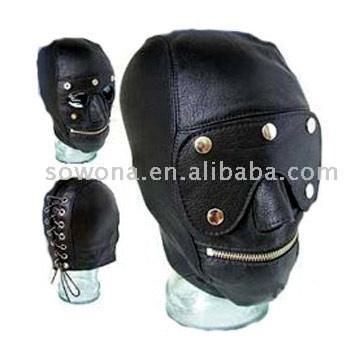  Blindfold, Leather Sex Toy & Leather Adult Toys