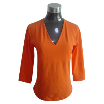  Women`s Knitting T-Shirt ( Women`s Knitting T-Shirt)
