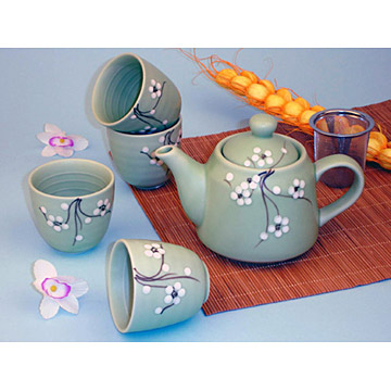  Ceramic&Porcelain Tea Set (En céramique et en porcelaine Tea Set)