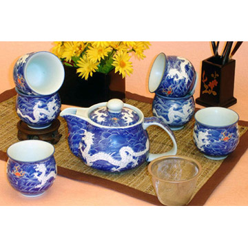 Ceramic & Porcelain Tea Set (En céramique et en porcelaine Tea Set)
