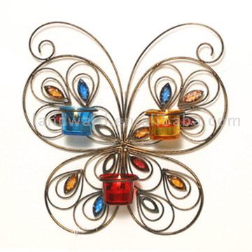  Metal Butterfly Tealight Holder (Металл бабочка Tealight Организатор)