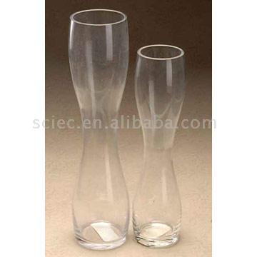  Clear Glass Vase ( Clear Glass Vase)