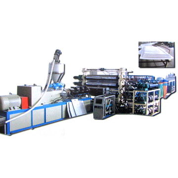 PVC Foamed Plate, Sheet Extruding Production Line ( PVC Foamed Plate, Sheet Extruding Production Line)