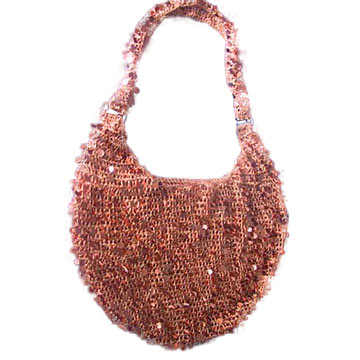  Sequin Crocheted Handbag