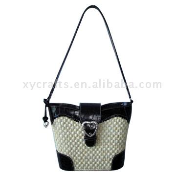  Corn Husk Woven Handbag
