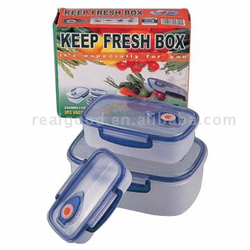  3pcs Vacuum Food Container ( 3pcs Vacuum Food Container)