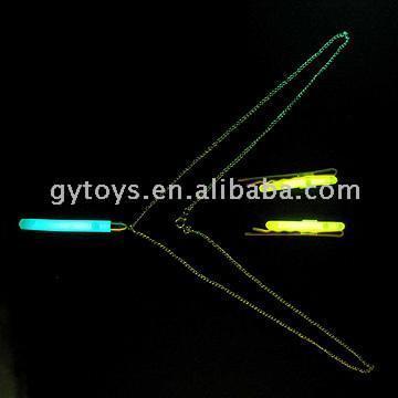  Glow Ornament Slivertone Necklace ( Glow Ornament Slivertone Necklace)
