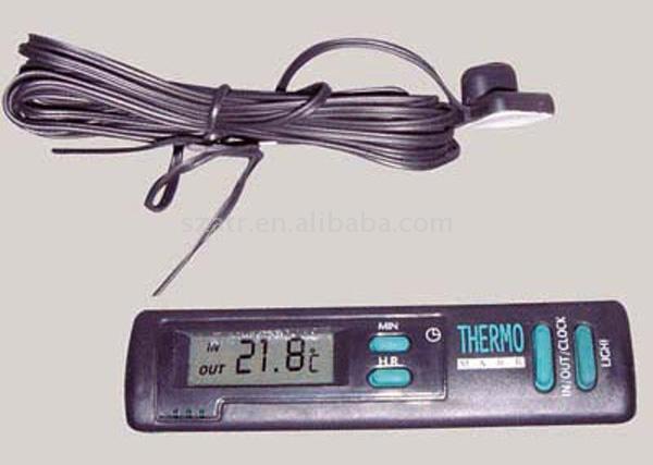  In/Out Car Thermometer with Portable Sensor Probe for Outdoor Measurement ( In/Out Car Thermometer with Portable Sensor Probe for Outdoor Measurement)