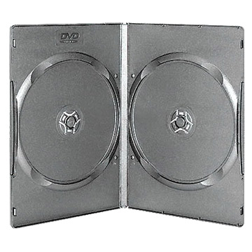  9mm Double Black Long DVD Case ( 9mm Double Black Long DVD Case)