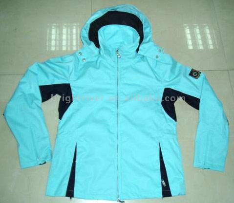  Ladies` Rain Jacket Stock (Дождь Женские куртки фонда)