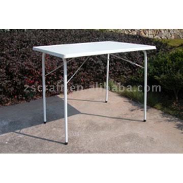  MDF Camping Table with Adjustable Stand (MDF Table de camping avec socle ajustable)