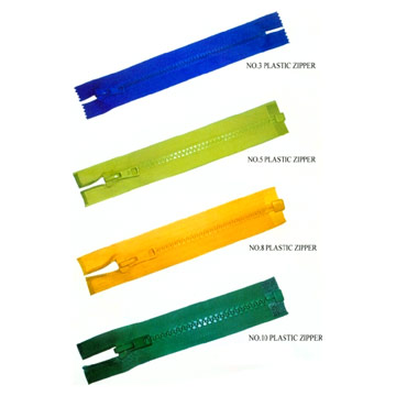  Plastic Zippers (Fermetures à glissière en plastique)