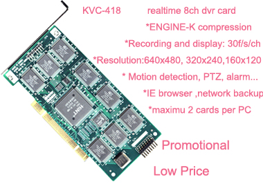  8ch Realtime DVR Card ( Promotional ) (Realtime 8ch DVR Card (Promotional))