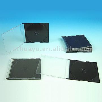  5.2mm Black Single CD Case (5,2 mm Schwarz Single CD Case)