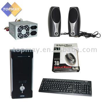  Computer Combo Set (Case, PSU, Mouse, Keyboard, and Speaker) (Ordinateurs Combo Set (Case, PSU, souris, clavier, et le Président))