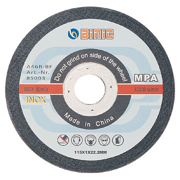  Resin Bonded Inox Cutting Wheel (Смолы Режущий диск из нержавеющей стали)